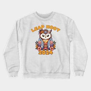 Owl Leap year Crewneck Sweatshirt